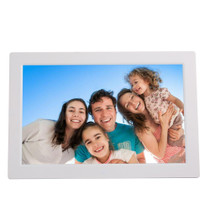 13 inch High-definition Digital Photo Frame Electronic Photo Frame Showcase Display Video Advertising Machine(White)