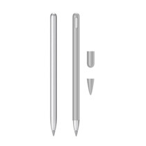 2 Sets 3 In 1 Stylus Silicone Protective Cover + Two-Color Pen Cap Set For Huawei M-Pencil(Gray)