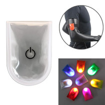 2 PCS Outdoor Night Running Safety Warning Light LED Illuminated Magnet Clip Light (Colour)