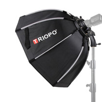 TRIOPO KS2-65 65cm Fast Loading Speedlite Flash Octagon Parabolic Softbox Diffuser (Black)