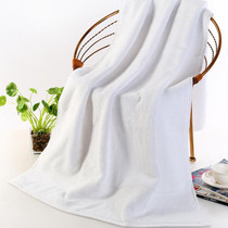 Add Thick Add Large Pure Cotton Bath Towel, Size: 70*140cm (White)