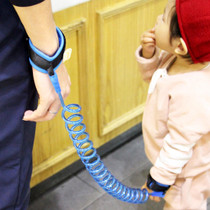 Kids Safety Harness Child Leash Anti Lost Wrist Link Traction Rope Anti Lost Bracelet, Length: 2.5m(Blue)