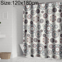 Bohemian Mandala Shower Curtains Bathroom Geometric Waterproof Bath Curtain, Size:120x180cm