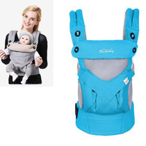 Four Seasons Multifunctional Baby Carrier(Breathable Blue)