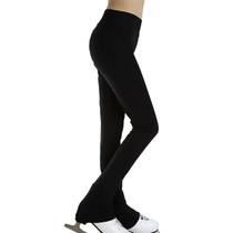 Fancy Skating Pants Long Pantyhose Shoe Covers(black thick half cover)