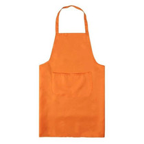 2PCS Kitchen Chef Aprons Cooking Baking Apron With Pockets(Orange)