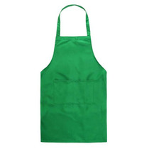 2PCS Kitchen Chef Aprons Cooking Baking Apron With Pockets(Green)