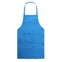 2PCS Kitchen Chef Aprons Cooking Baking Apron With Pockets(Blue)