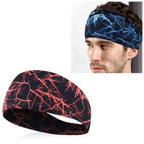 Absorbent Cycling Yoga Sport Sweat Headband Men Sweatband For Men and Women Yoga Hair Bands Head Sweat Bands Sports Safety(Red)