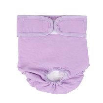 Pet Physiological Pants Pet Waterproof Panties, Size: M(Purple)