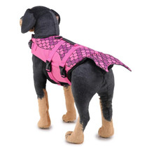 Dog Supplies Pet Swimwear Life Jackets, Size: S(JSY04 Rose Red)