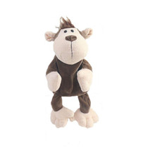 Toddler Cartoon Animal Plush Hand Puppet Toy Parent-Child Storytelling Props, Height: 30cm(Monkey)