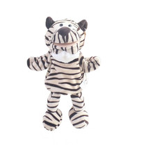 Toddler Cartoon Animal Plush Hand Puppet Toy Parent-Child Storytelling Props, Height: 30cm(Tiger)