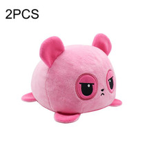 2 PCS Cute Plush Flip Toy Double-Sided Doll(Pink Panda)