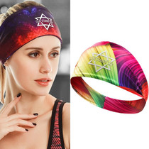 2 PCS Sports Fitness Antiperspirant Headband Sweat-Absorbent Headband Sweatband(Colorful)