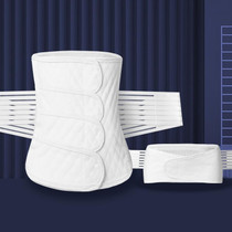 Postpartum Abdomen Belt Corset Belt Can Wear Elastic Abdomen Belt In All Seasons, Size: XXL(White Two-piece Set)