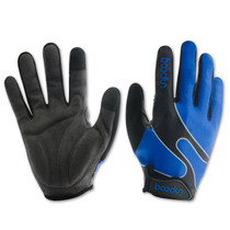 Boodun Bicycle Gloves Long Finger Cycling Glove Sports Outdoor Elastic Touch Screen Gloves, Size: M(Blue)