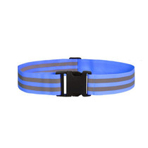 3 PCS Outdoor Adjustable Night Running And Cycling Reflective Waistband, Specification: 5cm Width(Blue)