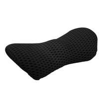 Car Supplies Lumbar Support Memory Foam Car Backrest Lumbar Cushion Seat Cushion Lumbar Pillow, Colour: 4D Grid Black