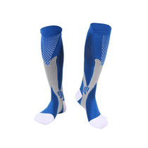 3 Pairs  Magic Compression Elastic Socks Men And Women Riding Socks Football Socks, Size: L / XL(Orchid)