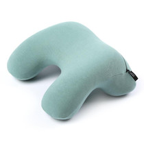 HNOS P-062 Office Nap Pillow Memory Foam Nap Pillow(Light Bean Green)