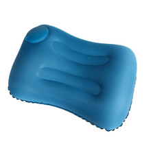 Travel Inflatable Press U-Shaped Neck Guard Pillow, Colour: Milk Silk U018-04Blue