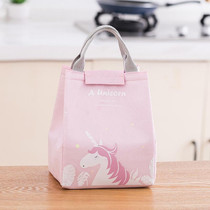 3 PCS C2311 Thick Heat Preservation Handbag Box Bag(Pink Unicorn)