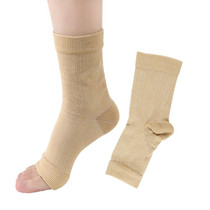 5 Pairs Comfortable Functional Pressure Socks, Size: L/XL(Skin Color)