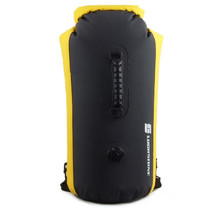 LUCKSTONE 35L Outdoor Rafting Swimming Waterproof Backpack(Yellow Black)