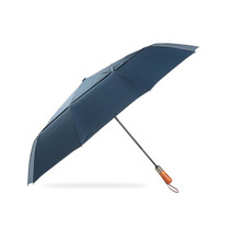 PARACHASE Ten-bone Double-layer Large Windproof Business Automatic Folding Umbrella(Navy)