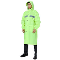 X18 Siamese Raincoat Outdoor Adult Reflective Riding Raincoat, Size: XXXXL(Fluorescent Green)