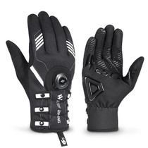 A Pair WEST BIKING Cycling Breathable Self-locking Gloves with Buckle, Size: XL(Anti-light Type)