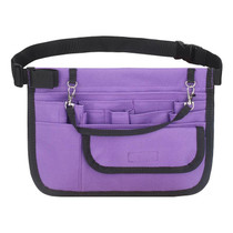 Oxford Portable Medical Personnel Tool Waist Bag(Purple)