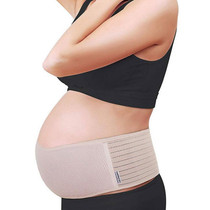 Pregnant Women Prenatal Elastic Breathable Tocolysis Belt, Color: Cream Color(Free Size)