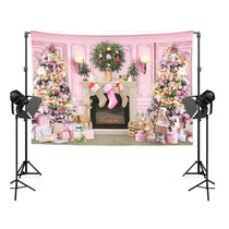 150 x 150cm Peach Skin Christmas Photography Background Cloth Party Room Decoration, Style: 11