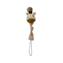 Animal Head Pacifier Chain Newborn Pacifier Clip, Style: Giraffe