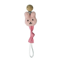 Animal Head Pacifier Chain Newborn Pacifier Clip, Style: Rabbit