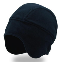 Unisex Autumn and Winter Outdoor Solid Color Fleece Warm Bomber Hats, Size:One Size(Navy)