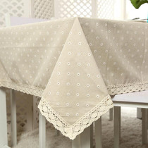 Lace Tablecloth Coffee Table Multifunctional Cover Towel, Size:90x140cm