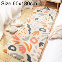 Home Bedroom Carpet Strip Room Bedside Lamb Cashmere Non-slip Mat, Size:60180 cm(Love)