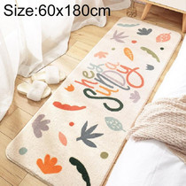 Home Bedroom Carpet Strip Room Bedside Lamb Cashmere Non-slip Mat, Size:60180 cm(Warm Time)