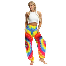 Tie-dye Gradient Beach Holiday Bloomers Suit (Color:Free Size Size:YCI052)