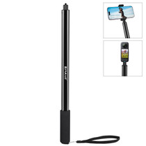 PULUZ 2m Metal Selfie Stick Monopod  for Insta360 One RS / X2 / X3 (Black)