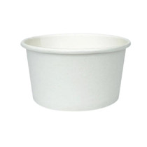 450ml Disposable Single PE Laminated Paper Bowl Round Soup Bowl Packed Fast Food Boxes(Mouth Cup Paper Bowl)