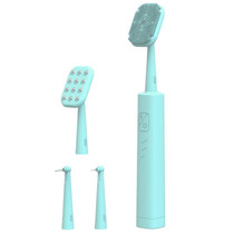 LSHOW YJK108 Multi-function Facial Cleansingand Teeth Cleaning Instrument with LED Auxiliary Light(Blue)