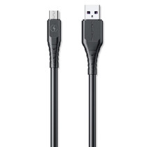 WK WDC-152 6A Micro USB Fast Charging Data Cable, Length: 2m (Black)