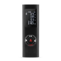 JQ-60 Mini Laser Distance Meter 60m Rechargeable Digital Handheld Laser Rangefinder (Black)