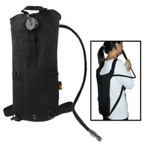 2.5L Duffle Nylon Waterbag Backpack with Tube / Waterbag(Black)