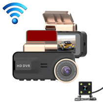 F22 3.16 inch 1080P HD Night Vision WiFi Connected Driving Recorder with Rear View Camera