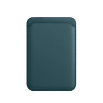 MagSafe Magnetic Leather Card Case Holster For iPhone (Dark Night Green)
